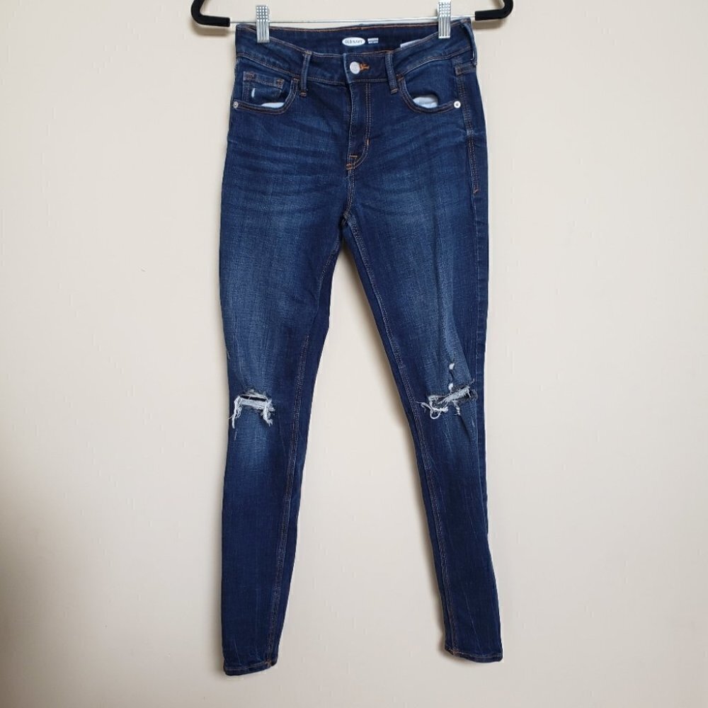 OLD NAVY Distressed Skinny Jeans